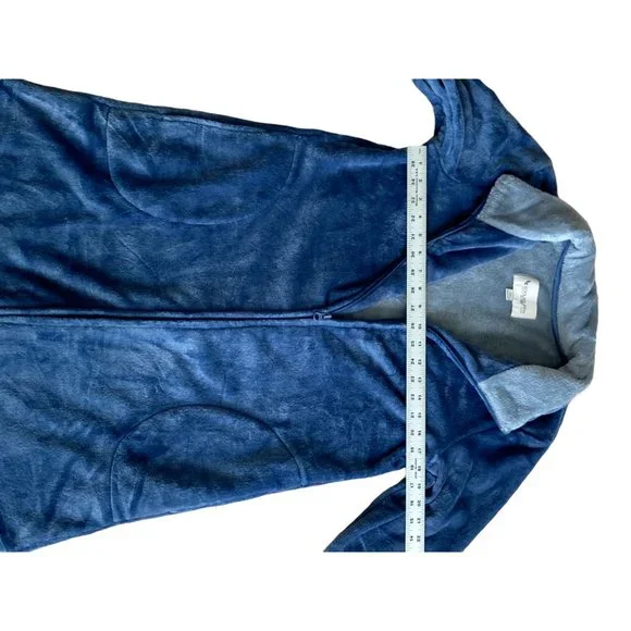 Koolaburra by UGG womens robe size XS soft fleece blue - Picture 6 of 7
